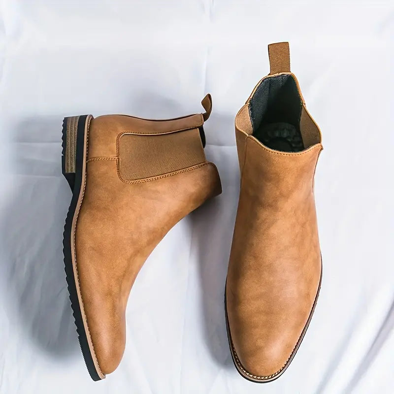 Denzel | Leather Chelsea Boots