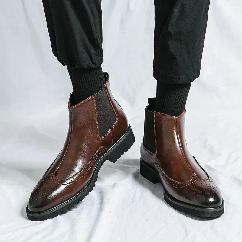 Michael | Genuine Leather Chelsea Boots