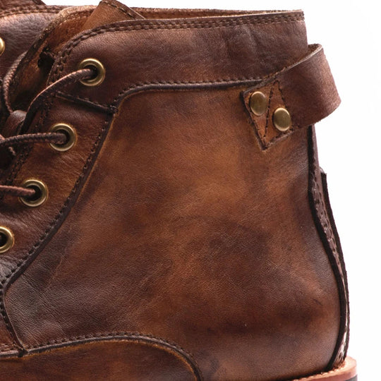 Wesley | Retro Round Nose Men's Boots