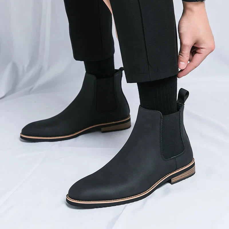 Denzel | Leather Chelsea Boots