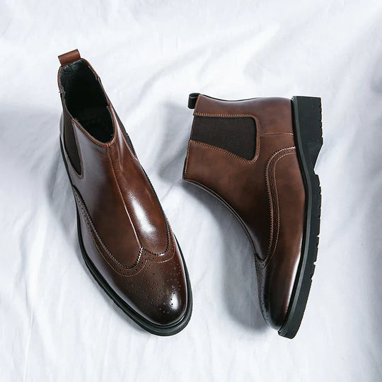 Michael | Genuine Leather Chelsea Boots