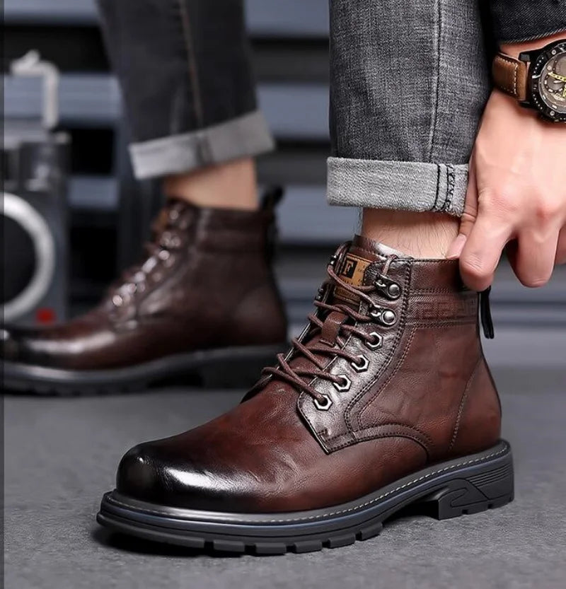 Dereck | Men's Leather Ranger Boots