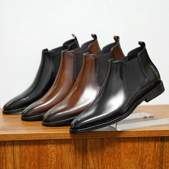 Thim | Genuine Leather Chelsea Boots