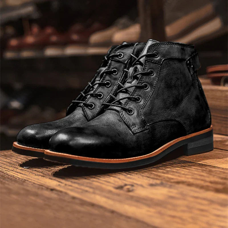 Wesley | Retro Round Nose Men's Boots