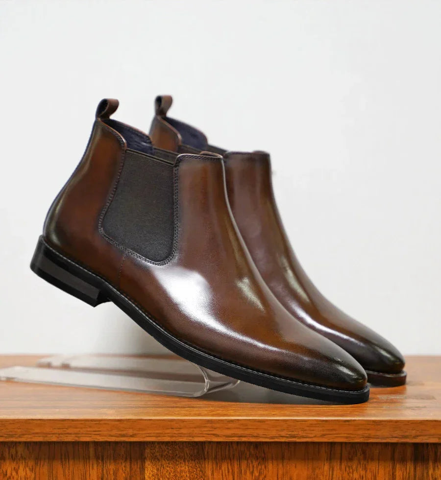 Thim | Genuine Leather Chelsea Boots