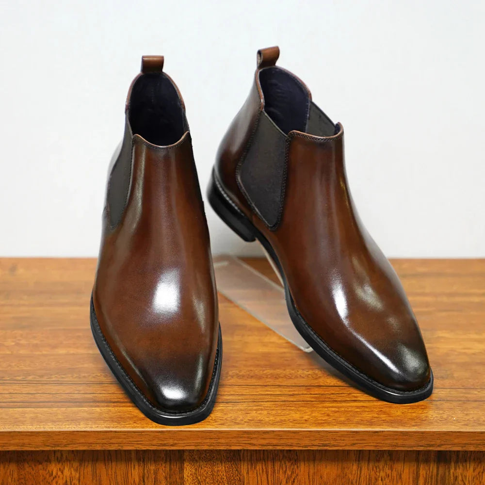 Thim | Genuine Leather Chelsea Boots