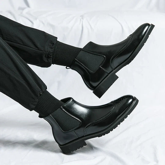 Michael | Genuine Leather Chelsea Boots