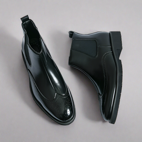 Michael | Genuine Leather Chelsea Boots