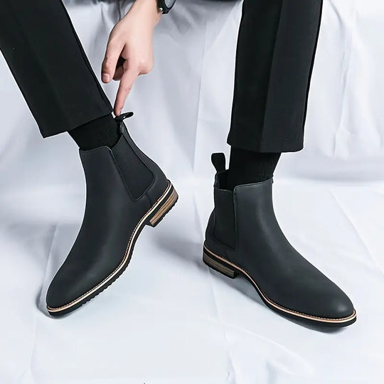 Denzel | Leather Chelsea Boots